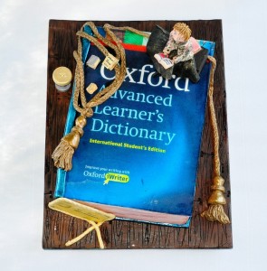 Oxford Dictionary cake