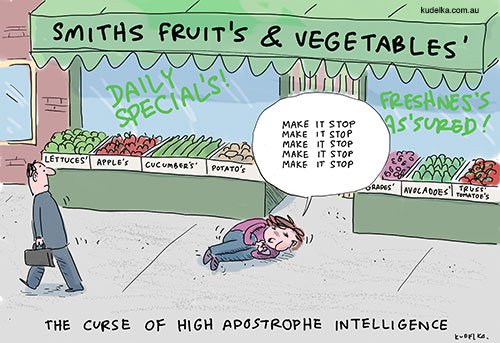 Rules for apostrophes