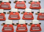 Typewriter cookies
