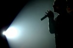 Silhouette of a singer to represent X Factor contestants