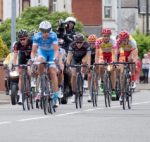 Cyclists in a cycle race